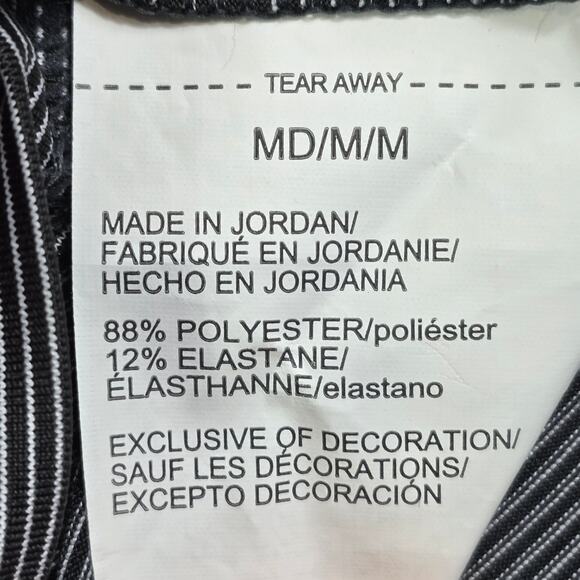 Under Armour Golf Loose 1/4 Zip Jacket Men's Medium Gray Striped Lightweight - Picture 2 of 6